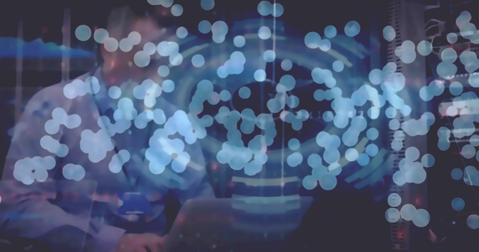 Professional analyzing blockchain governance data and voting patterns